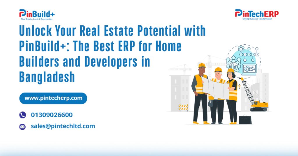Dashboard view of the best ERP for real estate in Bangladesh