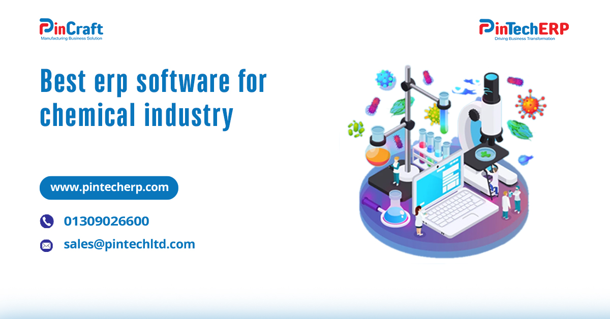 Best ERP software for the chemical manufacturing industry
