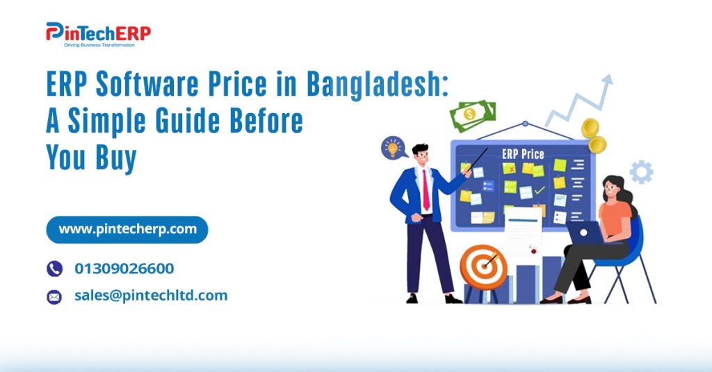 ERP software price in Bangladesh comparison chart for 2025
